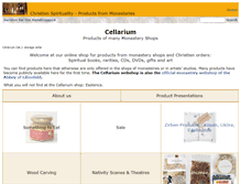 Tablet Screenshot of cellarium.at